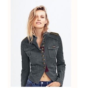 Free People Shrunken Officer Jacket